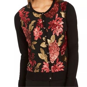 Sequined Cardigan Size Large